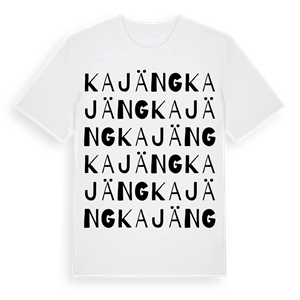 Kajäng ordlek t-shirt – ekologisk bomull t-shirt från Pinshirt