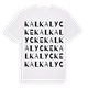 Kalkalycke ordlek t-shirt