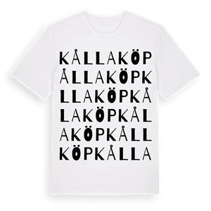 Kållaköp ordlek t-shirt – ekologisk bomull t-shirt från Pinshirt
