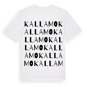 Kallamo ordlek t-shirt – ekologisk bomull t-shirt från Pinshirt