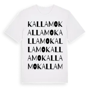Kallamo ordlek t-shirt – ekologisk bomull t-shirt från Pinshirt