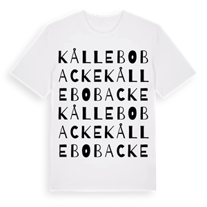 Kållebobacke ordlek t-shirt – ekologisk bomull t-shirt från Pinshirt