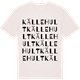 Vintage White t-shirt med Källehult ordlek t-shirt