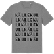 Mid Heather Gray t-shirt med Källekull ordlek t-shirt