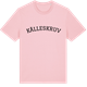 Pink Cotton t-shirt med Källeskruv böjd t-shirt