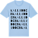 Blue Soul t-shirt med Kalludden ordlek t-shirt
