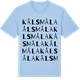 Blue Soul t-shirt med Kålsmåla ordlek t-shirt
