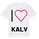 Jag älskar Kalv t-shirt stort tryck