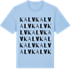 Blue Soul t-shirt med Kalv ordlek t-shirt