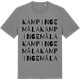 Mid Heather Gray t-shirt med Kampingemåla ordlek t-shirt