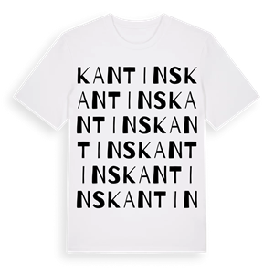 Kantins ordlek t-shirt – ekologisk bomull t-shirt från Pinshirt