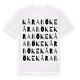 White t-shirt med Kåraböke ordlek t-shirt