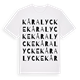 Kåralycke ordlek t-shirt