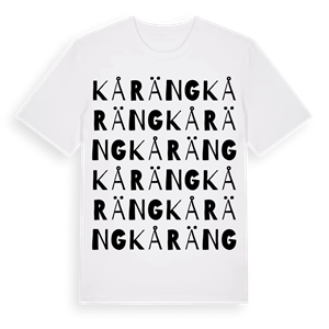Kåräng ordlek t-shirt – ekologisk bomull t-shirt från Pinshirt