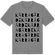 Mid Heather Gray t-shirt med Kärragärde ordlek t-shirt