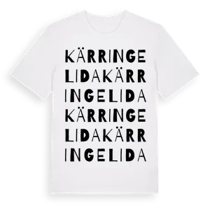 Kärringelida ordlek t-shirt – ekologisk bomull t-shirt från Pinshirt