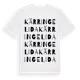 White t-shirt med Kärringelida ordlek t-shirt