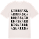Vintage White t-shirt med Kärrnäs ordlek t-shirt
