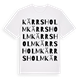 Kärrsholm ordlek t-shirt