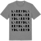 Mid Heather Gray t-shirt med Karryd ordlek t-shirt