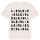 Vintage White t-shirt med Karskruv ordlek t-shirt