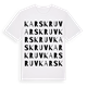 Karskruv ordlek t-shirt