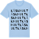 Blue Soul t-shirt med Käskhult ordlek t-shirt