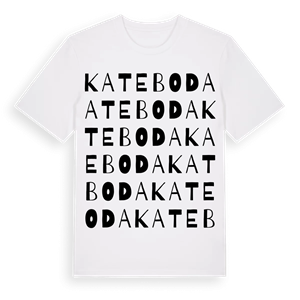 Kateboda ordlek t-shirt – ekologisk bomull t-shirt från Pinshirt