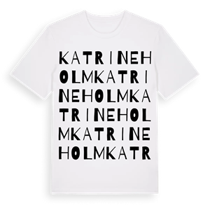 Katrineholm ordlek t-shirt – ekologisk bomull t-shirt från Pinshirt