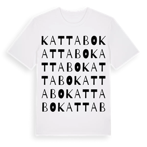 Kattabo ordlek t-shirt – ekologisk bomull t-shirt från Pinshirt