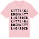 Pink Cotton t-shirt med Kättlagården ordlek t-shirt