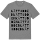 Mid Heather Gray t-shirt med Kättudden ordlek t-shirt