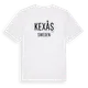 White t-shirt med Kexås i Sverige t-shirt
