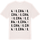 Vintage White t-shirt med Kilen ordlek t-shirt