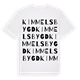 Kimmelsbygd ordlek t-shirt