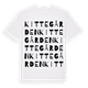 Kittegården ordlek t-shirt