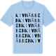 Blue Soul t-shirt med Kivnäbben ordlek t-shirt