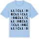 Blue Soul t-shirt med Kläcklinge ordlek t-shirt