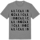 Mid Heather Gray t-shirt med Kläcklinge ordlek t-shirt