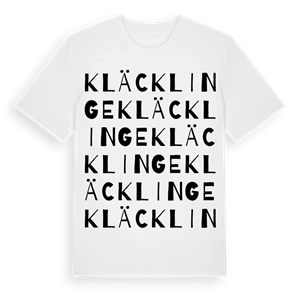 Kläcklinge ordlek t-shirt – ekologisk bomull t-shirt från Pinshirt