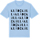 Blue Soul t-shirt med Klädekulla ordlek t-shirt