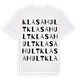 Klasahult ordlek t-shirt