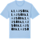 Blue Soul t-shirt med Klausön ordlek t-shirt