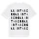 White t-shirt med Klintaberg ordlek t-shirt