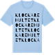 Blue Soul t-shirt med Klockarehultet ordlek t-shirt