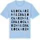 Blue Soul t-shirt med Klockaremålen ordlek t-shirt