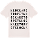 Vintage White t-shirt med Klockaretorpet ordlek t-shirt