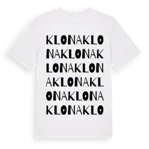 Klona ordlek t-shirt – ekologisk bomull t-shirt från Pinshirt