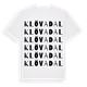 Klövadal ordlek t-shirt