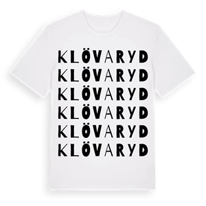 Klövaryd ordlek t-shirt – ekologisk bomull t-shirt från Pinshirt